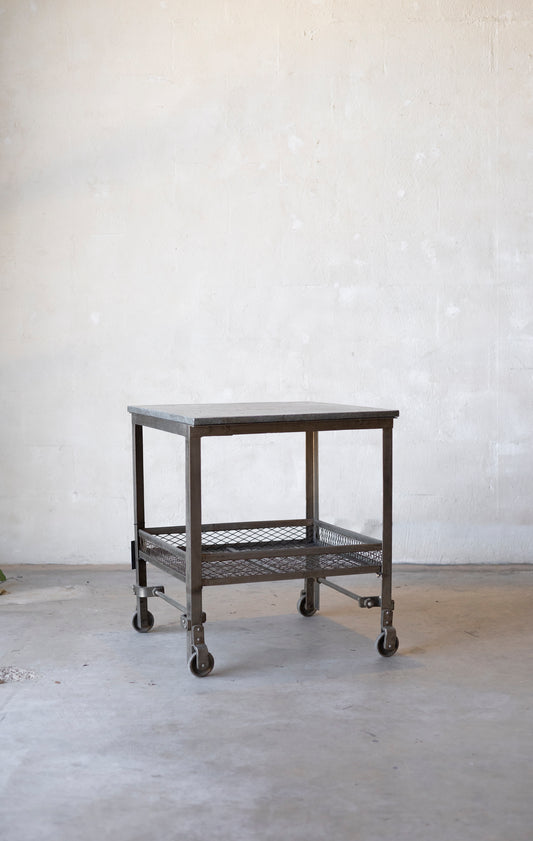 French Zinc-Top Market Cart