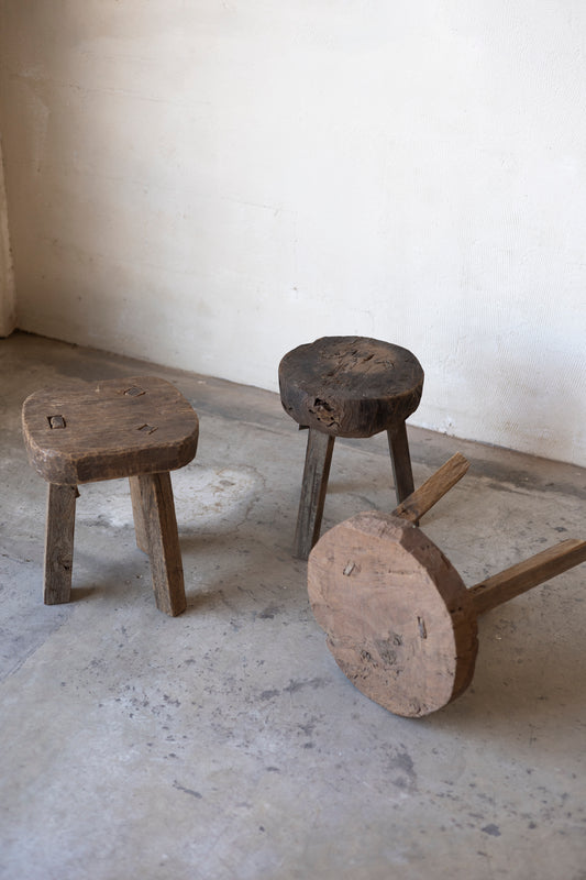 The Hand-Carved Milking Stool