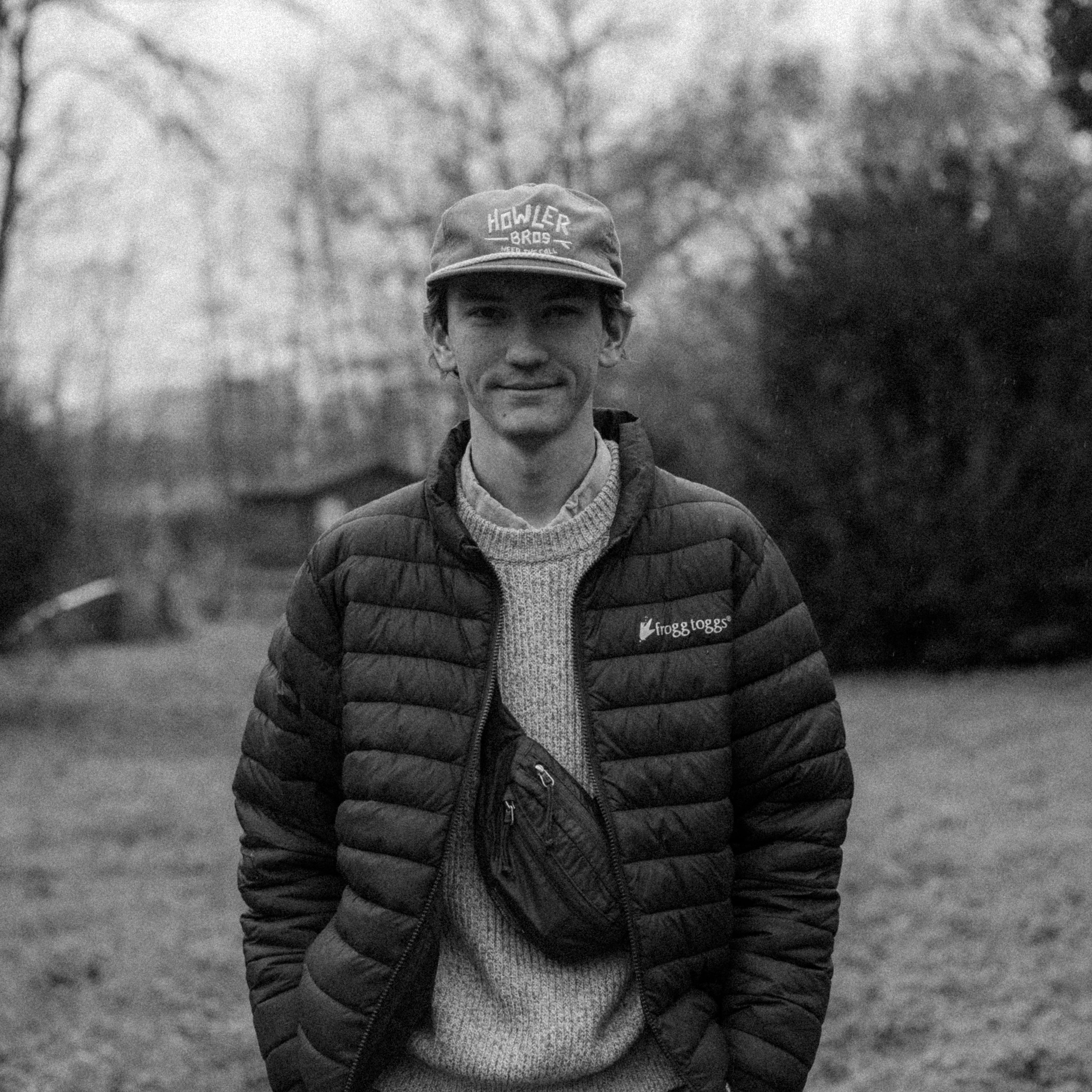 Black and white profile picture of Asa.