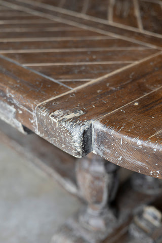 Close-up of a wooden table 