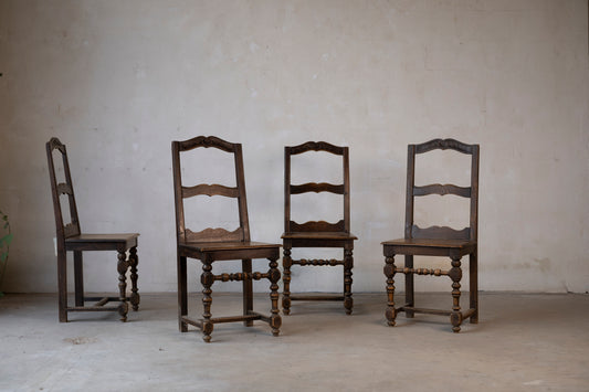 Set of 10 Chapel Dining Chairs
