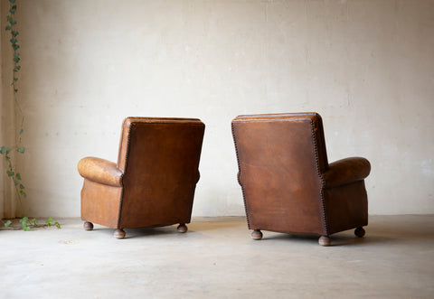 1930s Montpellier Sheepskin Club Chairs (Pair)