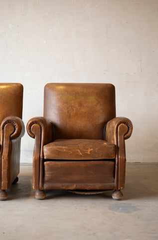 1930s Montpellier Sheepskin Club Chairs (Pair)