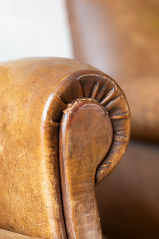 1930s Montpellier Sheepskin Club Chairs (Pair)