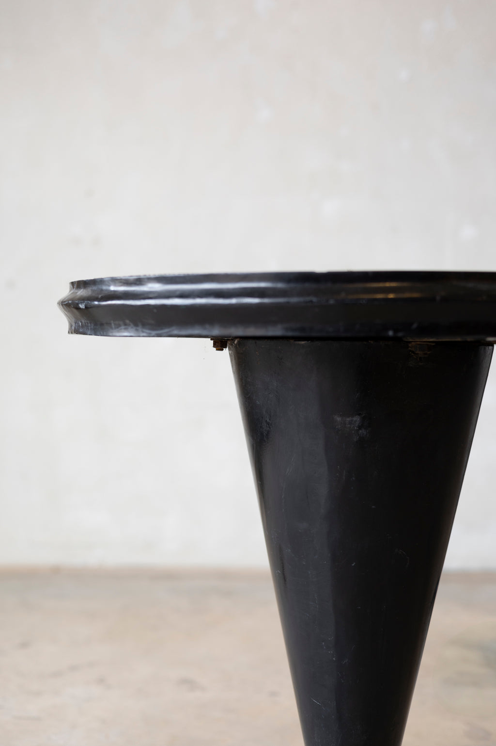 Pair Of Iron and Wood Bistro Tables
