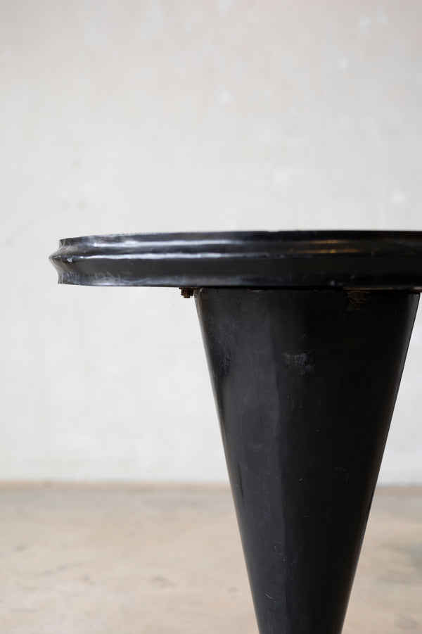 Pair Of Iron and Wood Bistro Tables