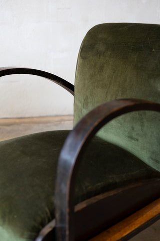 1930s Halabala-Style Bentwood Armchairs (Pair)