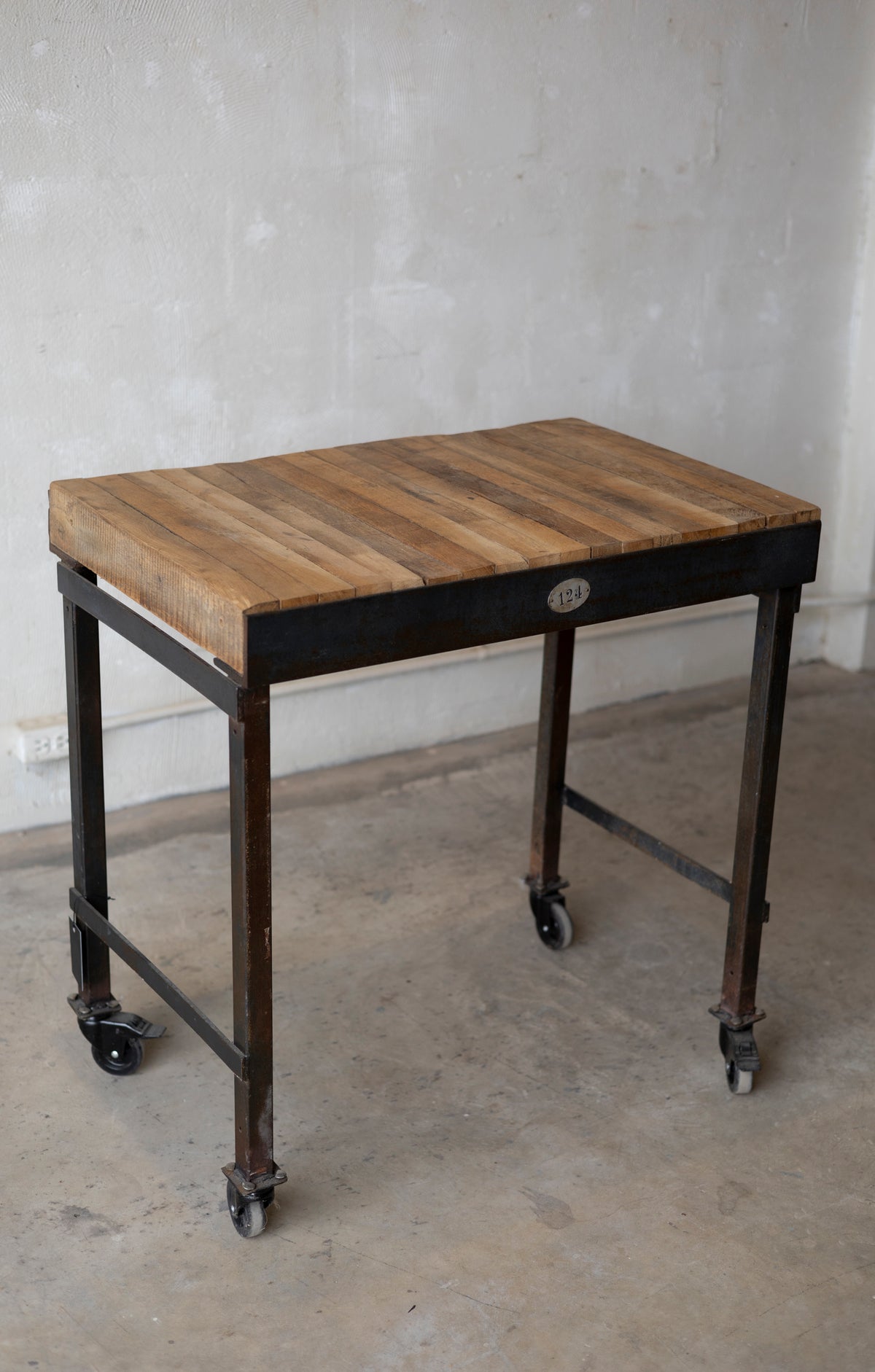 1930s Chartres Rolling Kitchen Island