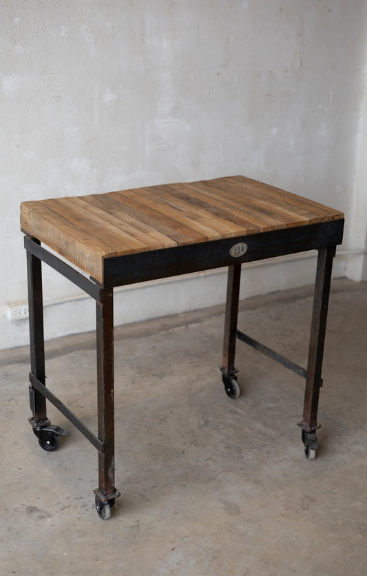 1930s Chartres Rolling Kitchen Island