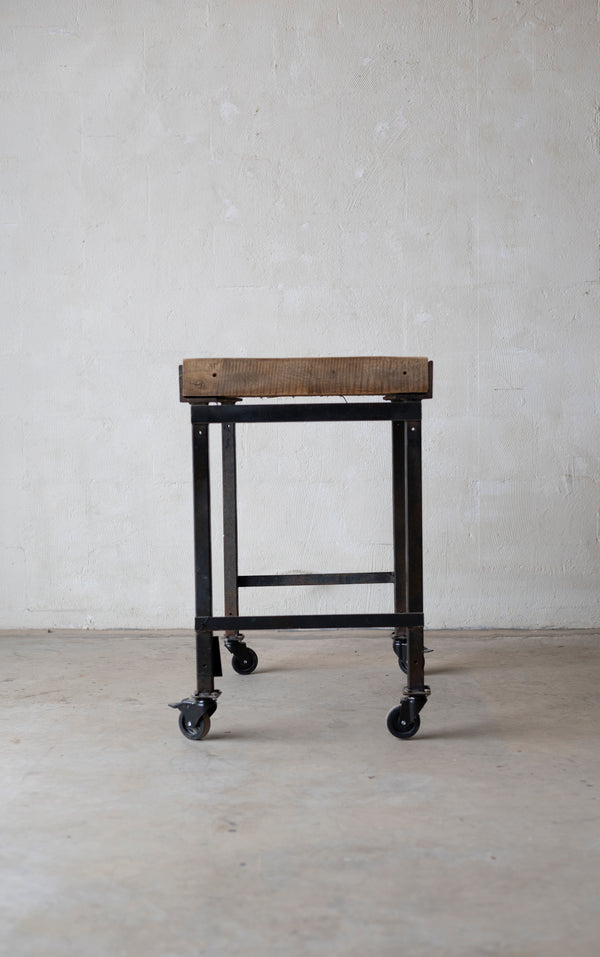 1930s Chartres Rolling Kitchen Island