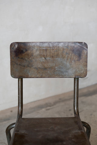 Set of 4 Iron Chairs from France (1920)