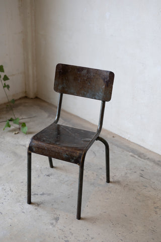Set of 4 Iron Chairs from France (1920)