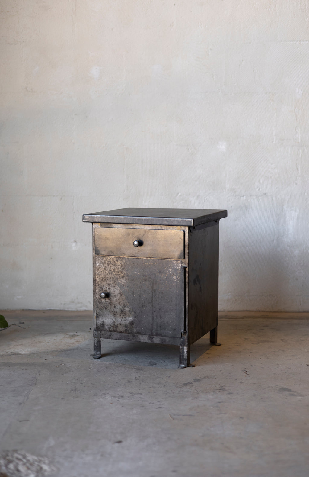 1920s Southern French Industrial Side Table