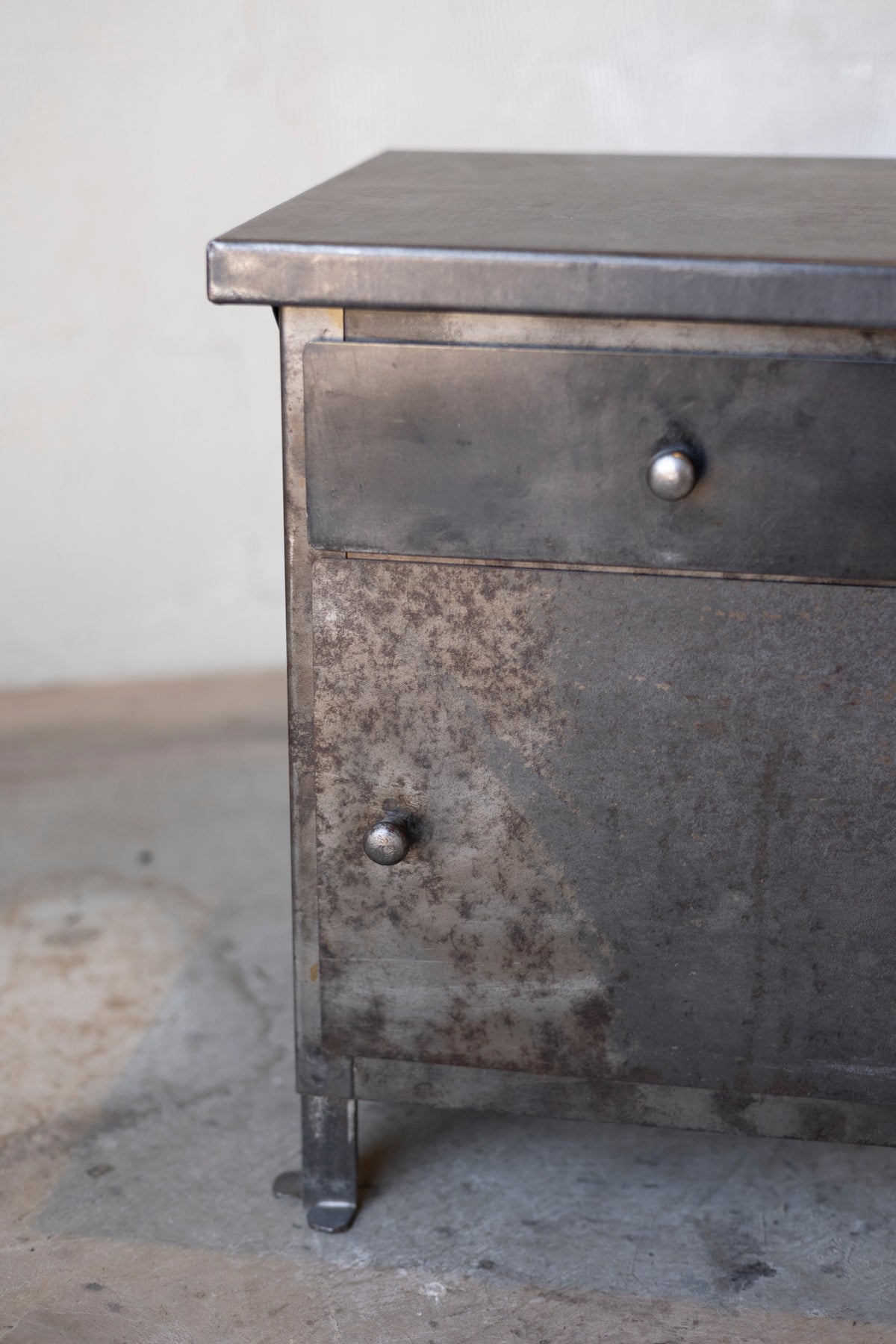 1920s Southern French Industrial Side Table