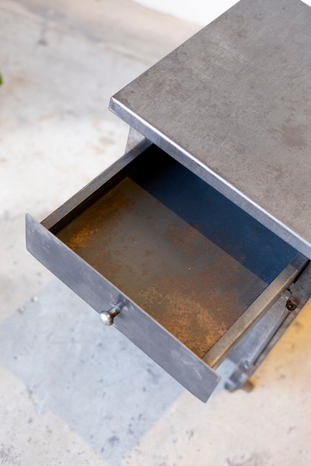 1920s Southern French Industrial Side Table