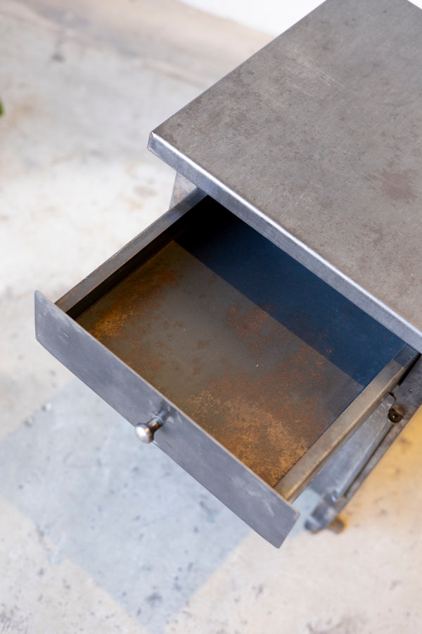 1920s Southern French Industrial Side Table