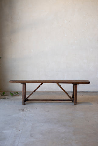 Oak Farmhouse Bench
