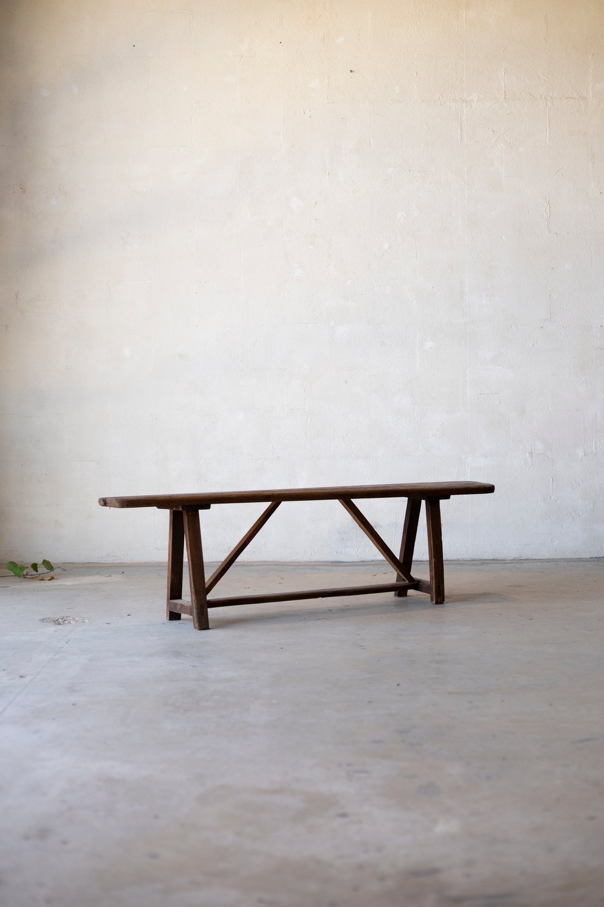 Oak Farmhouse Bench Main image