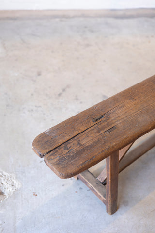 Oak Farmhouse Bench