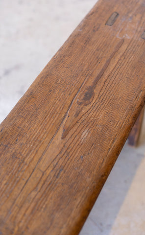 Oak Farmhouse Bench