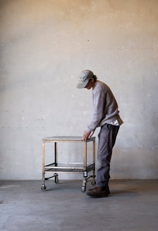 French Zinc-Top Market Cart