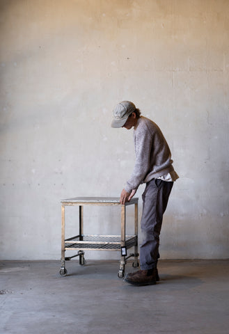 French Zinc-Top Market Cart