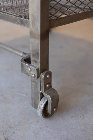 French Zinc-Top Market Cart