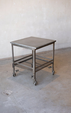 French Zinc-Top Market Cart
