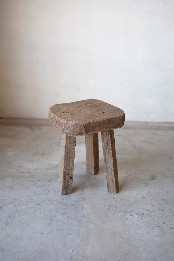 The Hand-Carved Milking Stool