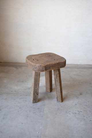 The Hand-Carved Milking Stool