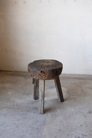 The Hand-Carved Milking Stool