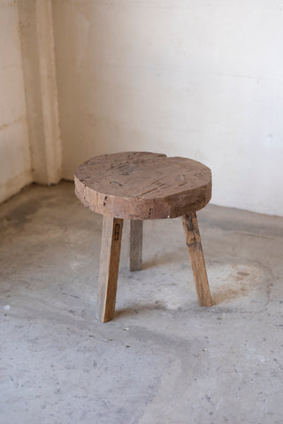 The Hand-Carved Milking Stool