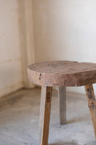 The Hand-Carved Milking Stool