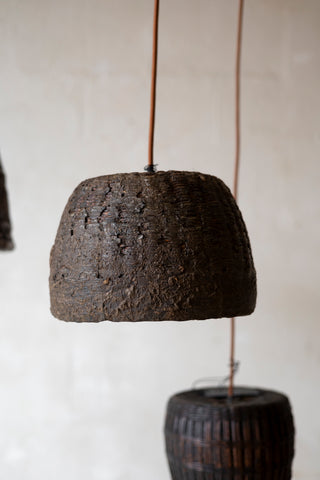 19th-Century Grain Basket Light