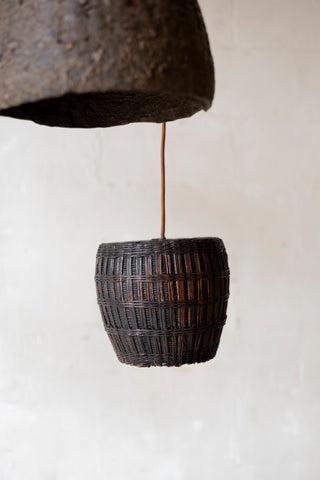 19th-Century Grain Basket Light