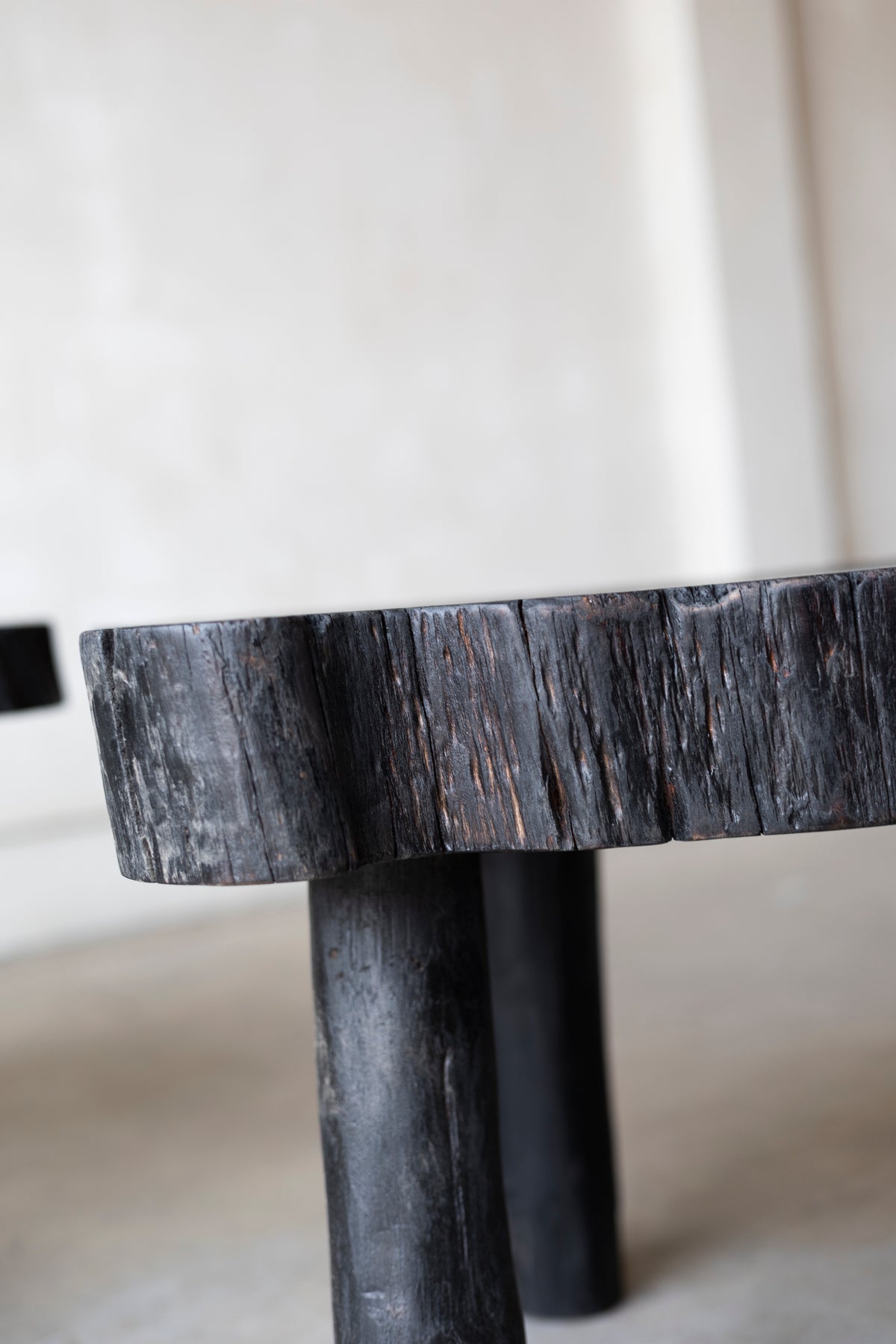 Shou Sugi Ban Live Edge Coffee Tables