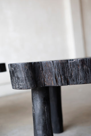 Shou Sugi Ban Live Edge Coffee Tables