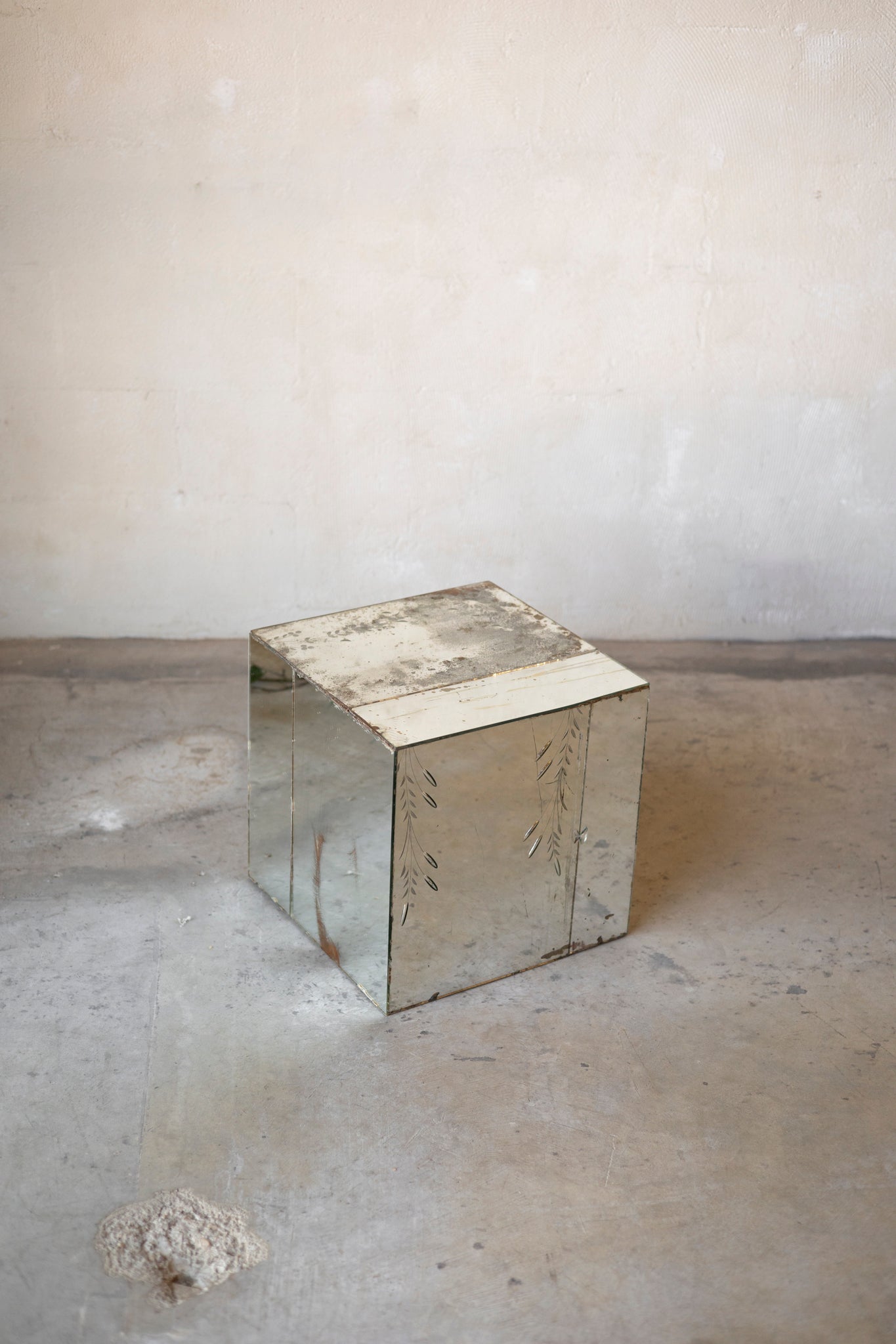 1920's Mercury Mirrored Tables Secondary image