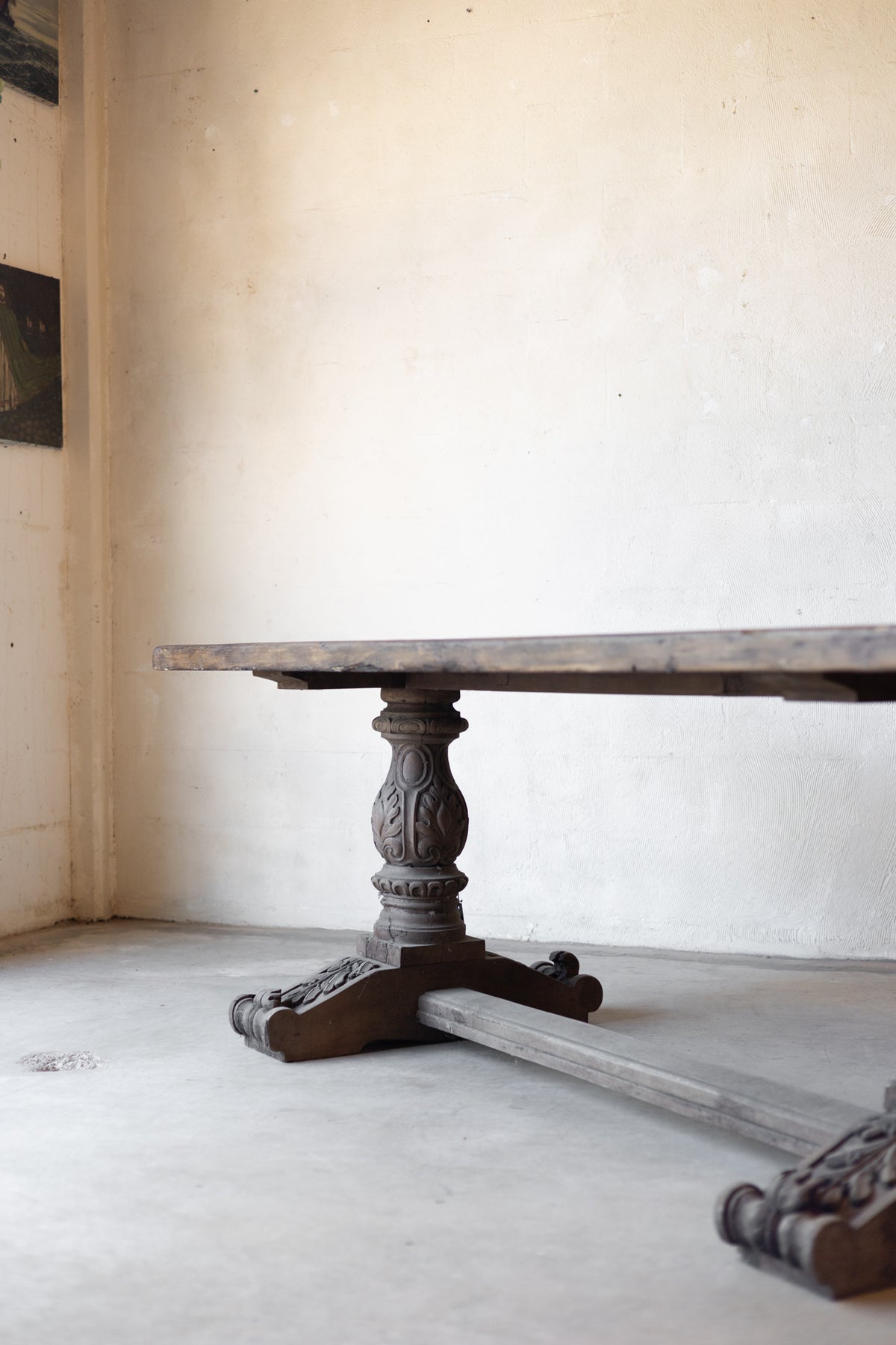 Early 19th-Century French Carved Dining Table