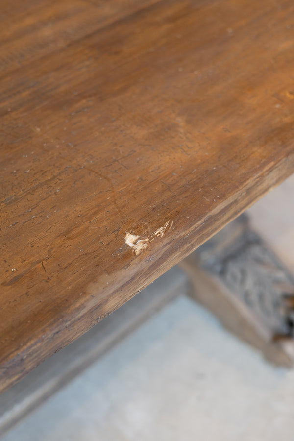 Early 19th-Century French Carved Dining Table