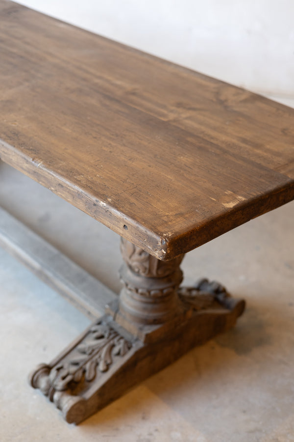 Early 19th-Century French Carved Dining Table