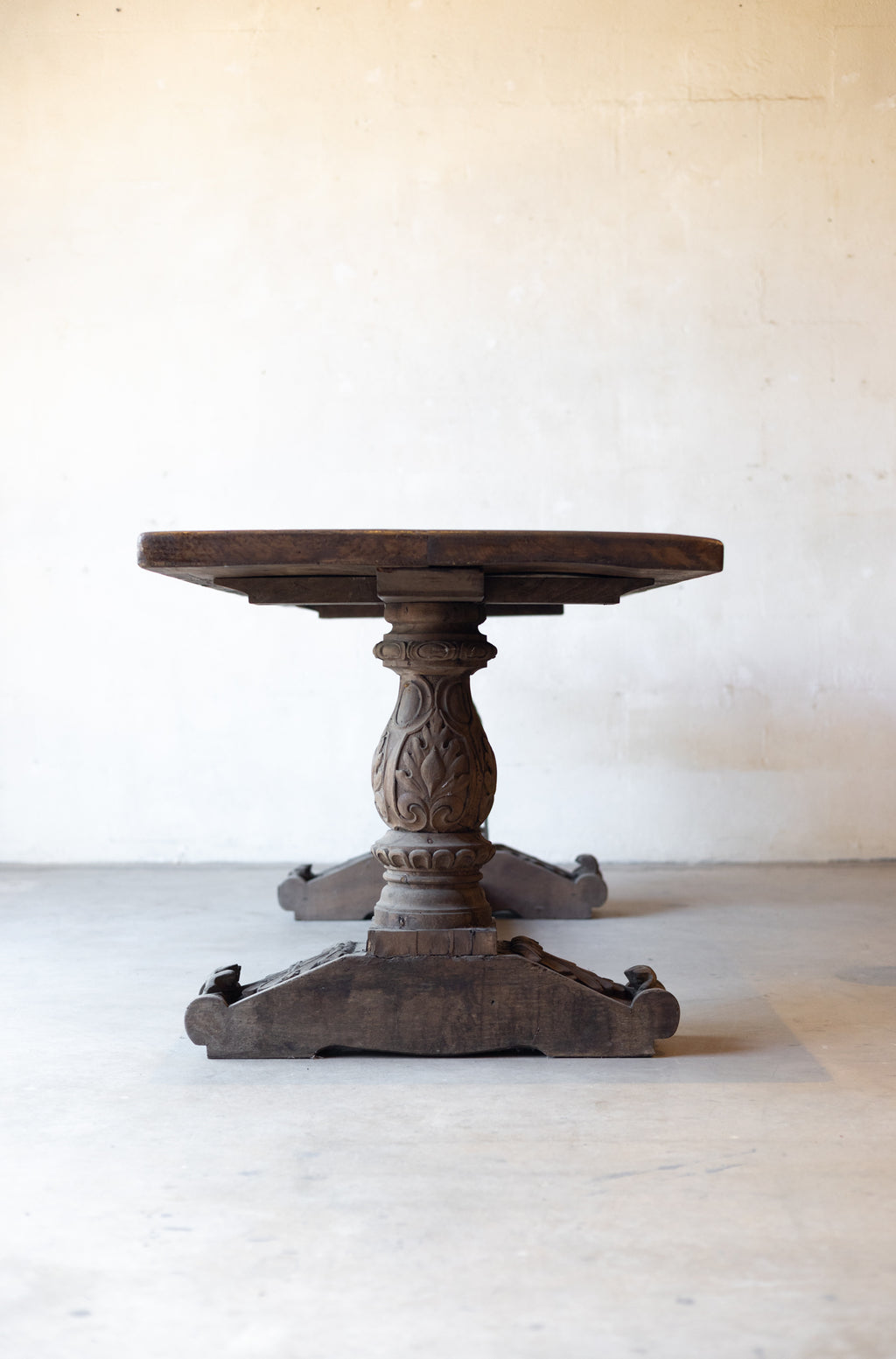 Early 19th-Century French Carved Dining Table