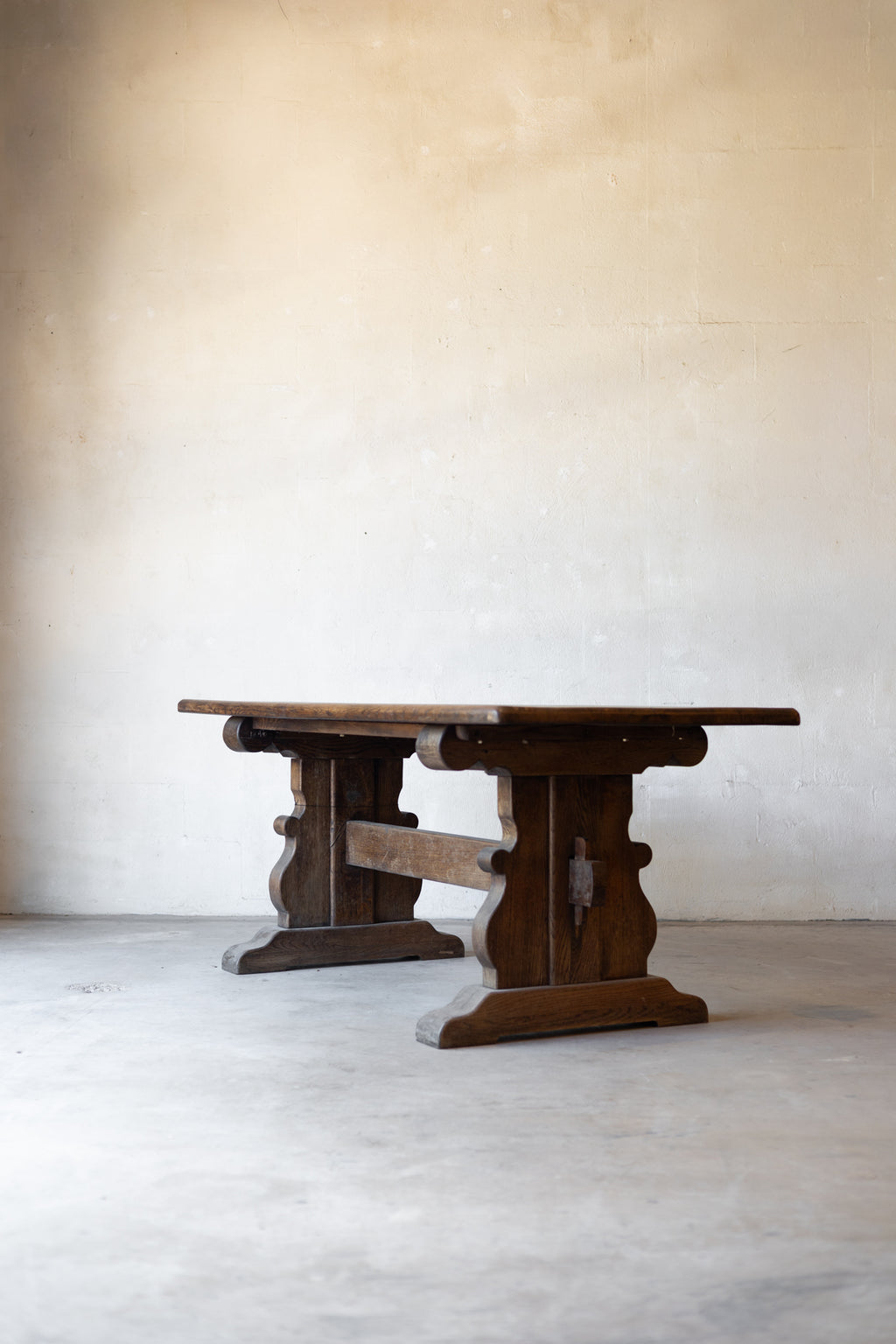 Northern French Oak Monastery Table