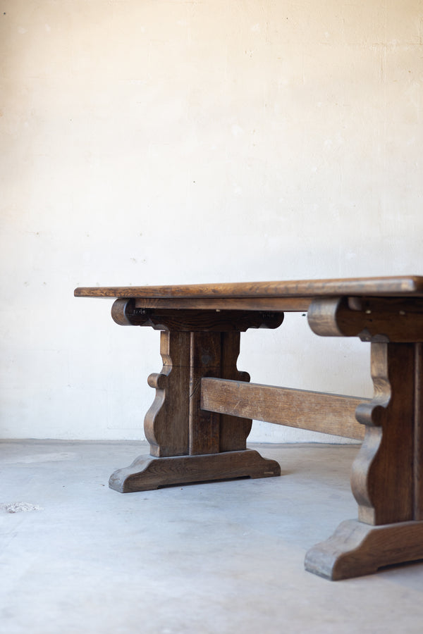 Northern French Oak Monastery Table