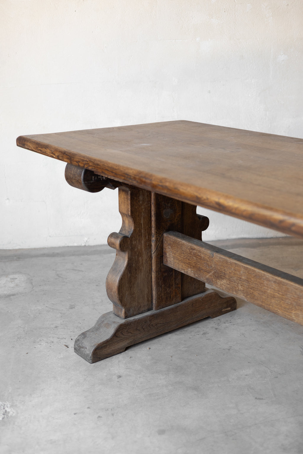 Northern French Oak Monastery Table