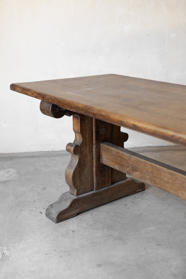 Northern French Oak Monastery Table