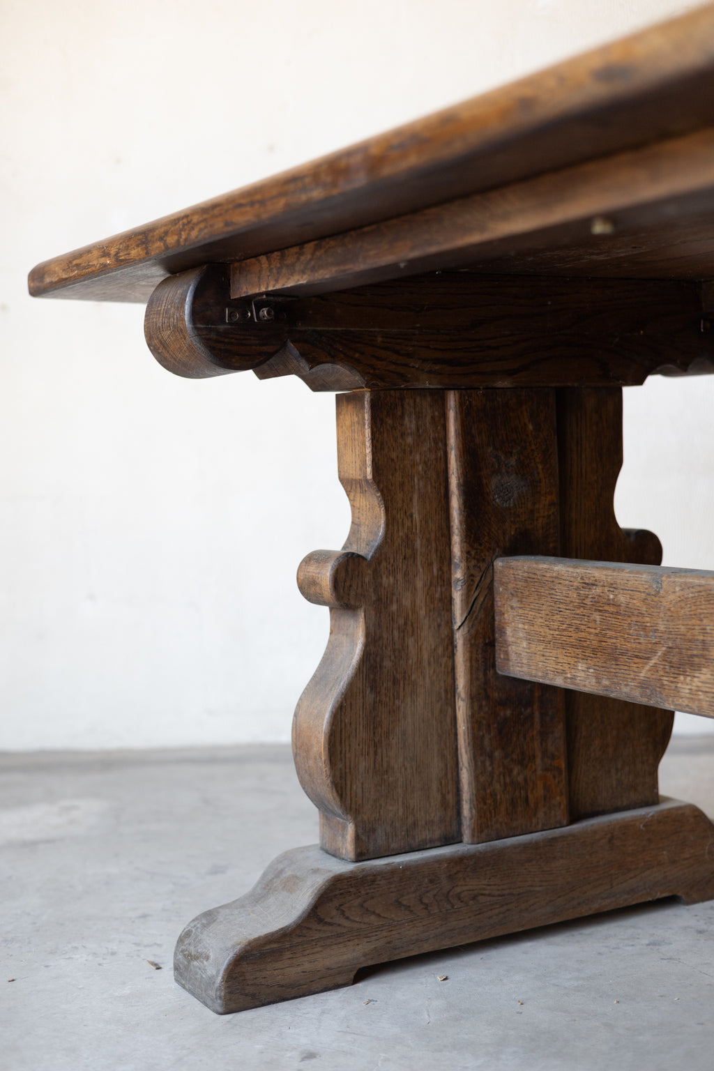 Northern French Oak Monastery Table