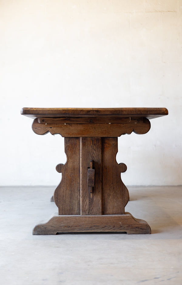 Northern French Oak Monastery Table