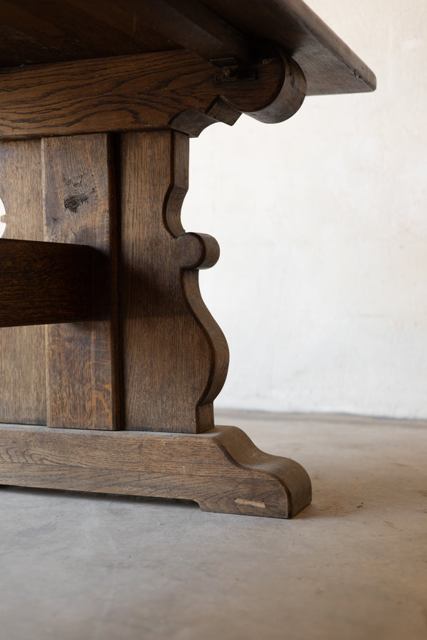 Northern French Oak Monastery Table