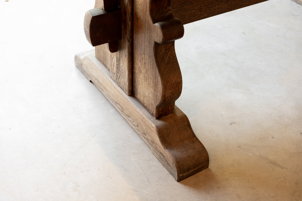 Northern French Oak Monastery Table